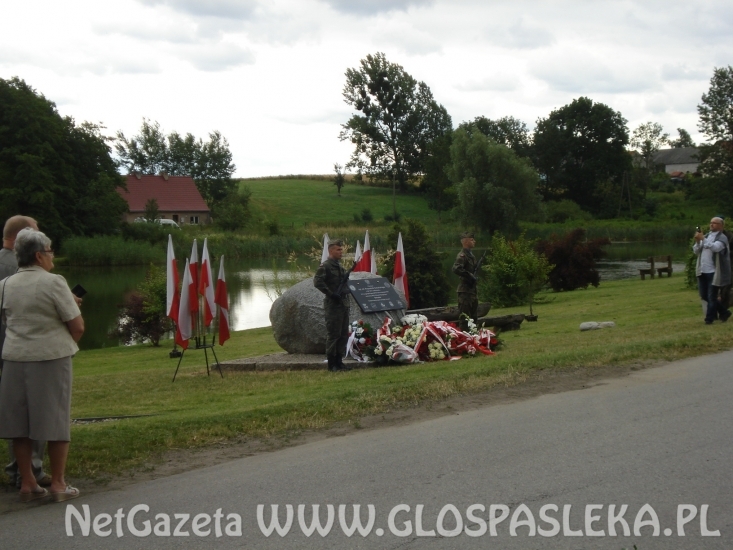 Odsłonięcie tablicy pamiątkowej w Krasinie