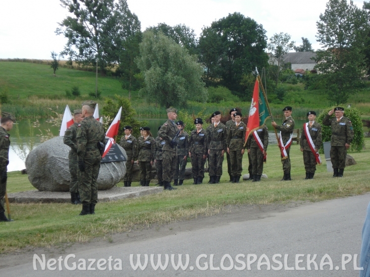 Odsłonięcie tablicy pamiątkowej w Krasinie
