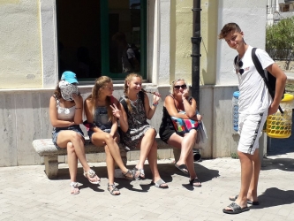 Dzieci z placówek opiekuńczo - wychowawczych z Marwicy i Pasłęka we Włoszech