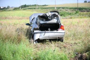 Kolizja na trasie do Krosna