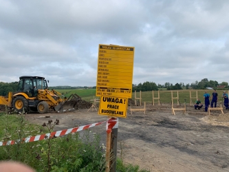 Pierwsze prace przy budowie świetlicy w Sałkowicach