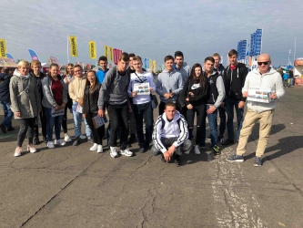 Młodzież z ZSEiT na targach rolniczych w Bednarach k. Poznania