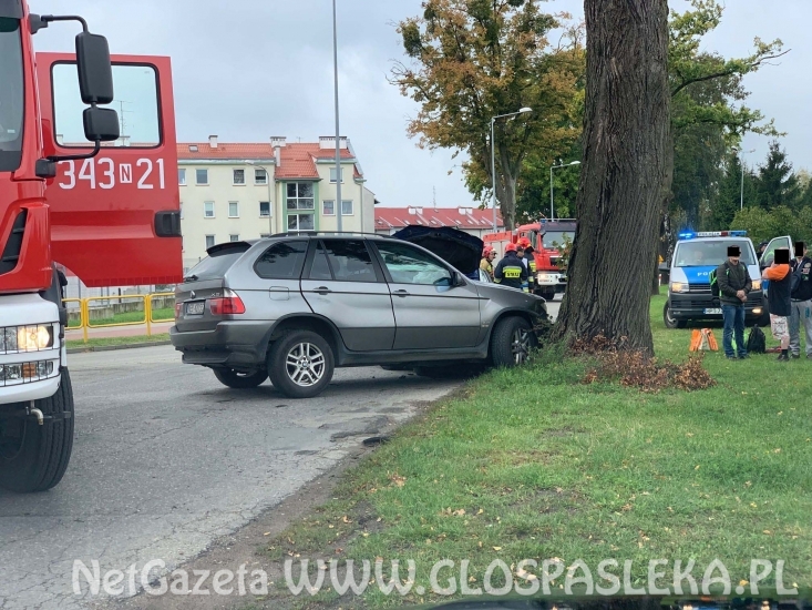 Kolizja passata i bmw