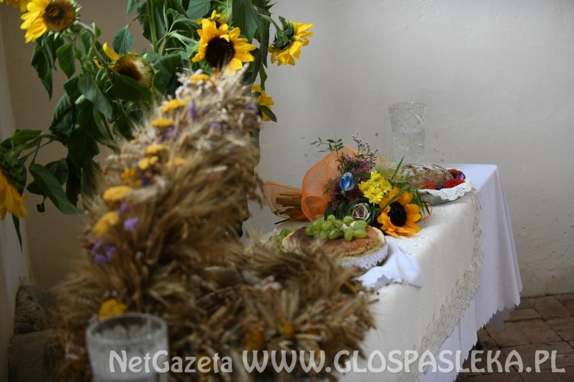 Msza dożynkowa i spotkanie w świetlicy