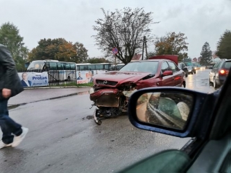 Kolizja na ul. Kopernika