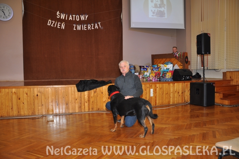Światowy  Dzień Zwierząt w Zespole Szkół