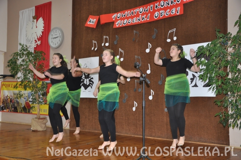 Zwycięzcy XVII Powiatowego Konkursu Piosenki Obcej