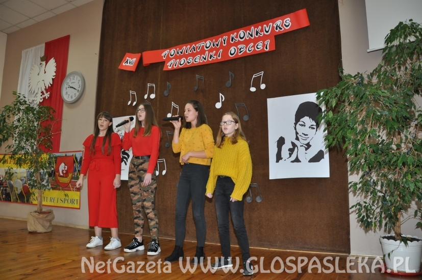 Zwycięzcy XVII Powiatowego Konkursu Piosenki Obcej
