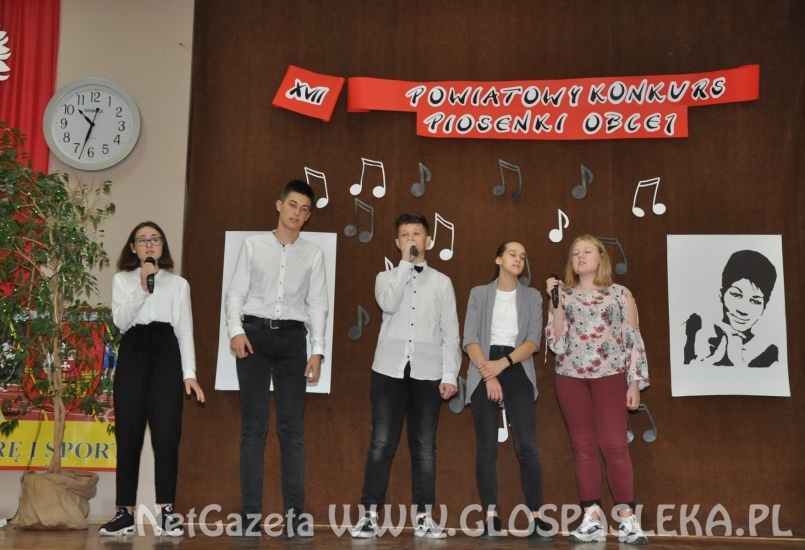 Zwycięzcy XVII Powiatowego Konkursu Piosenki Obcej
