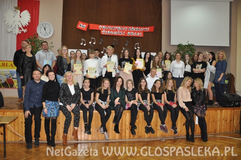 Zwycięzcy XVII Powiatowego Konkursu Piosenki Obcej