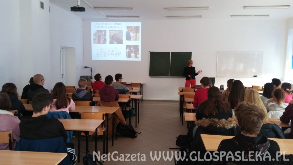 Na wykładzie z turystyki na UWM w Olsztynie