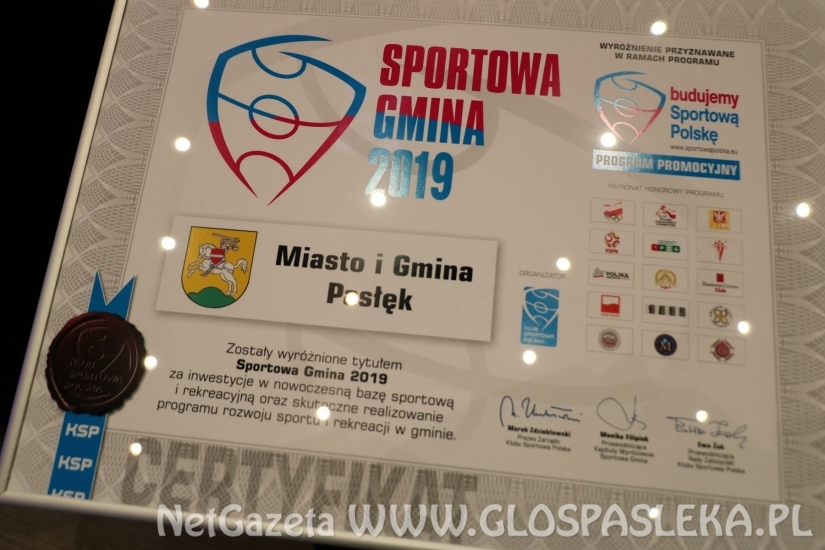 Miasto i Gmina Pasłęk z wyróżnieniem 