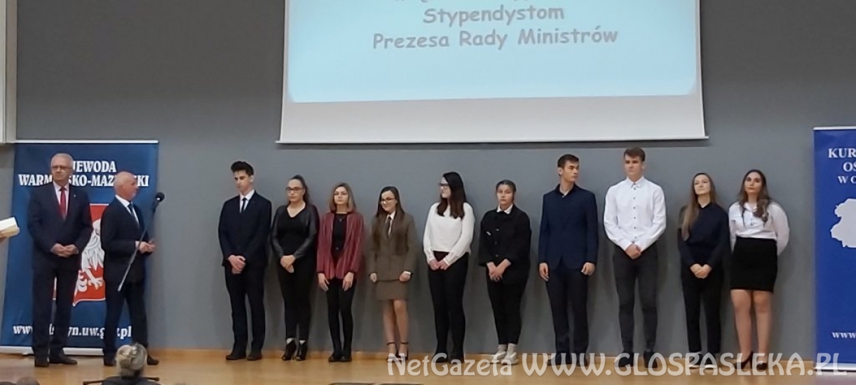 Uczennice Zespołu Szkół laureatkami Stypendium Prezesa Rady Ministrów