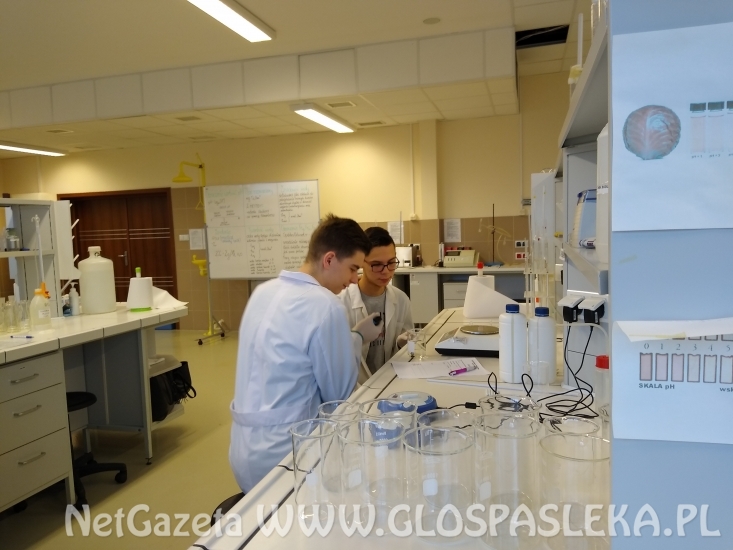 Warsztaty w laboratorium chemicznym