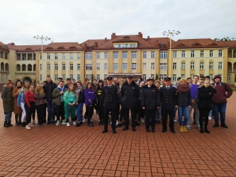 Kadeci z ZSEiT Pasłęk w „marynarce wojennej”
