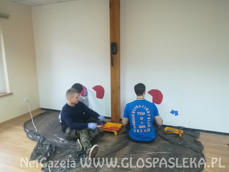 MURAL w jednostce PSP w Elblągu