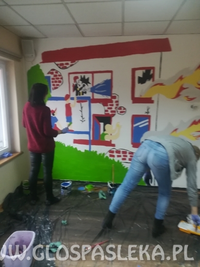 MURAL w jednostce PSP w Elblągu