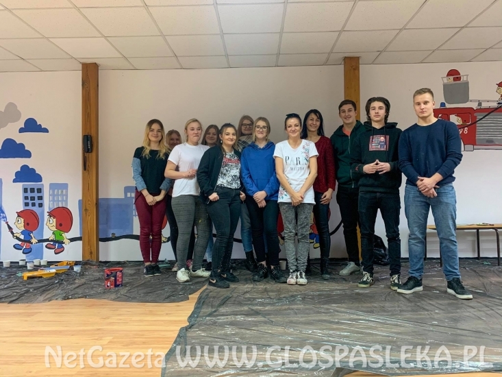 MURAL w jednostce PSP w Elblągu