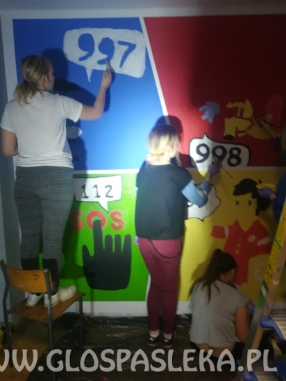 MURAL w jednostce PSP w Elblągu