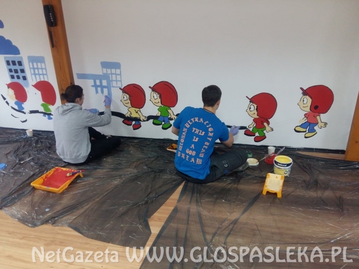 MURAL w jednostce PSP w Elblągu