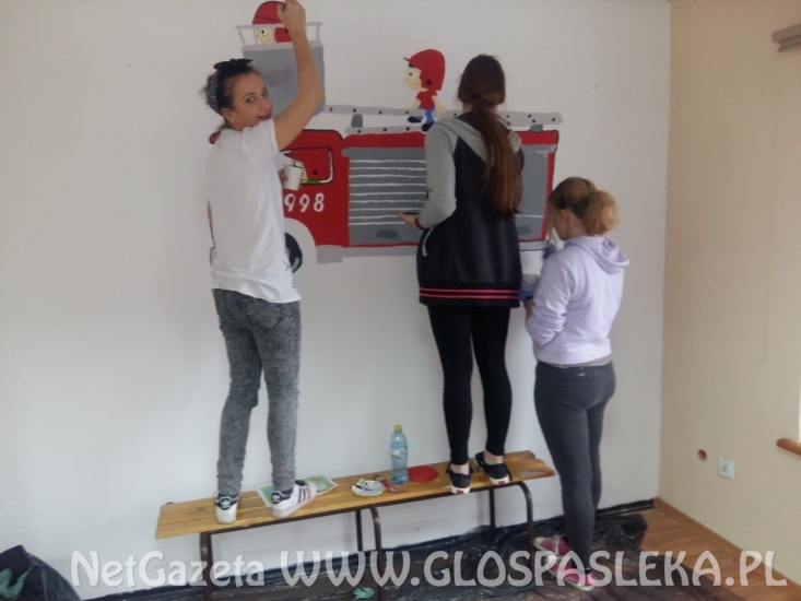 MURAL w jednostce PSP w Elblągu