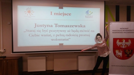Uczennica Zespołu Szkół laureatką konkursu „Czego życzy się wolontariuszom?”
