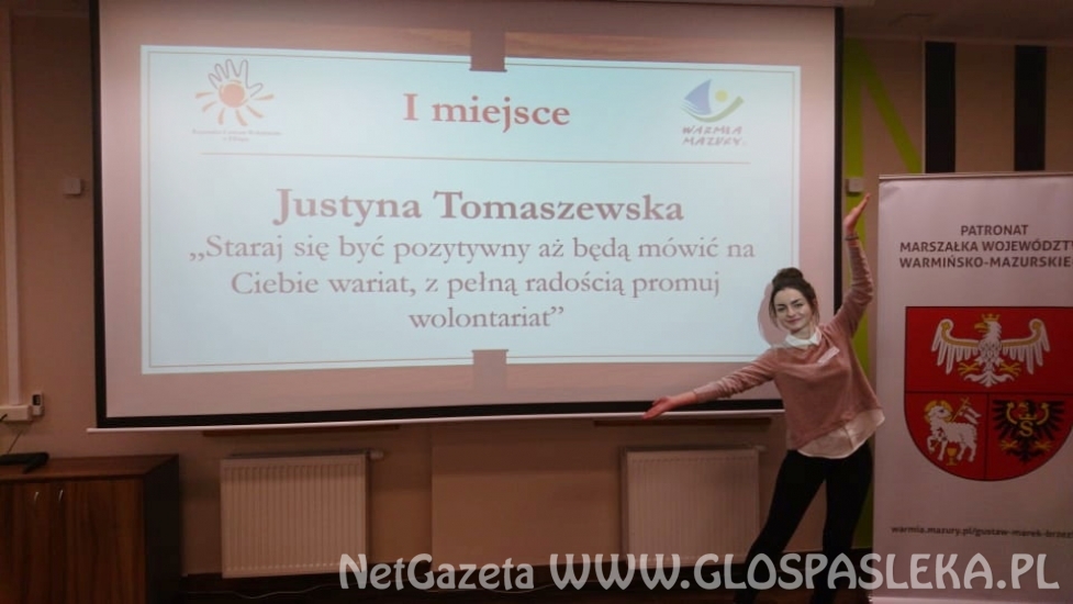 Uczennica Zespołu Szkół laureatką konkursu „Czego życzy się wolontariuszom?”