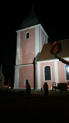 Iluminacja kościoła w Mariance i Zielonce Pasłęckiej