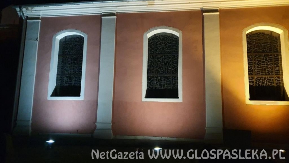 Iluminacja kościoła w Mariance i Zielonce Pasłęckiej