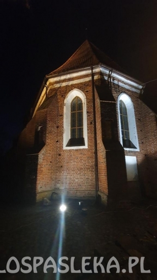 Iluminacja kościoła w Mariance i Zielonce Pasłęckiej