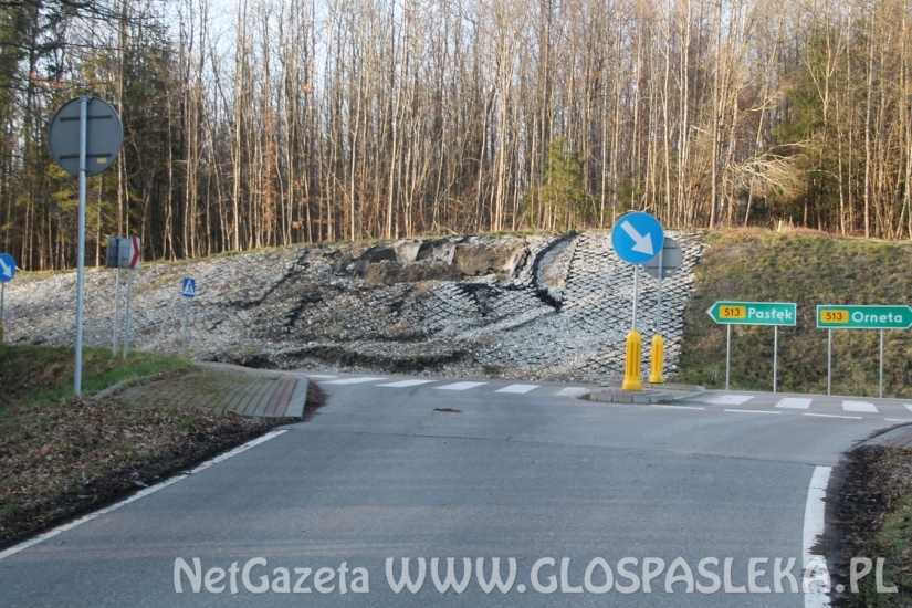 Osuwisko na drodze 513
