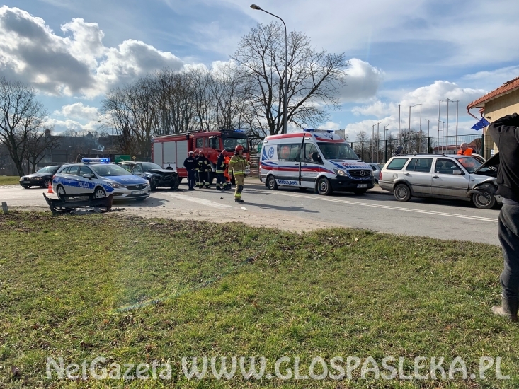 Kolizja na ul. Kraszewskiego