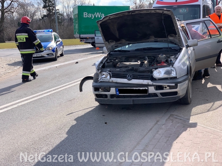 Kolizja na ul. Kraszewskiego