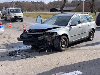 Kolizja na ul. Kraszewskiego