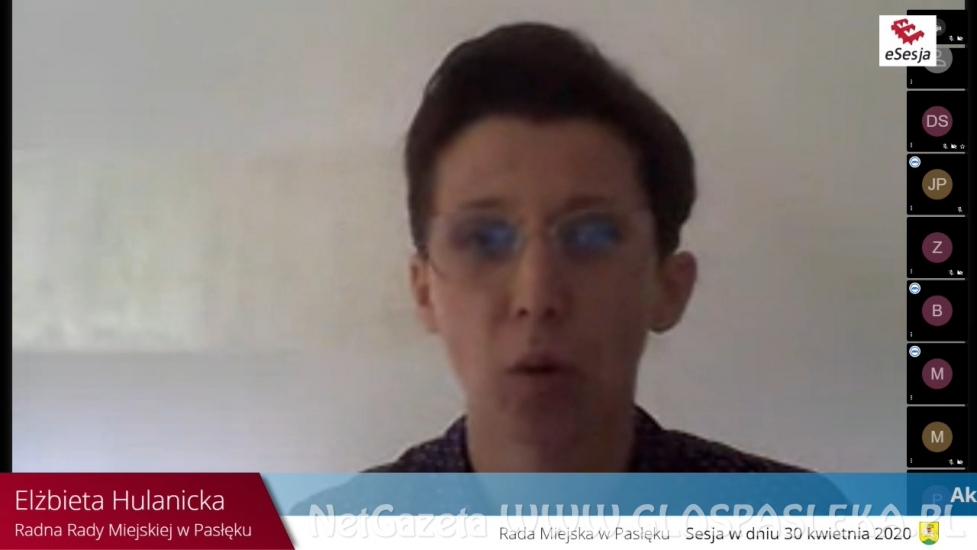 Sesja w trybie zdalnym