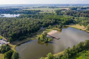 Jeziorko z lotu ptaka