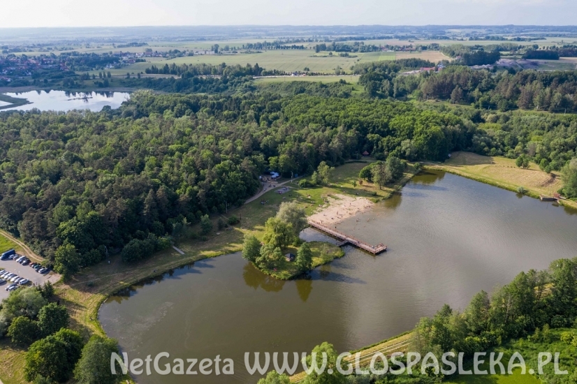 Jeziorko z lotu ptaka