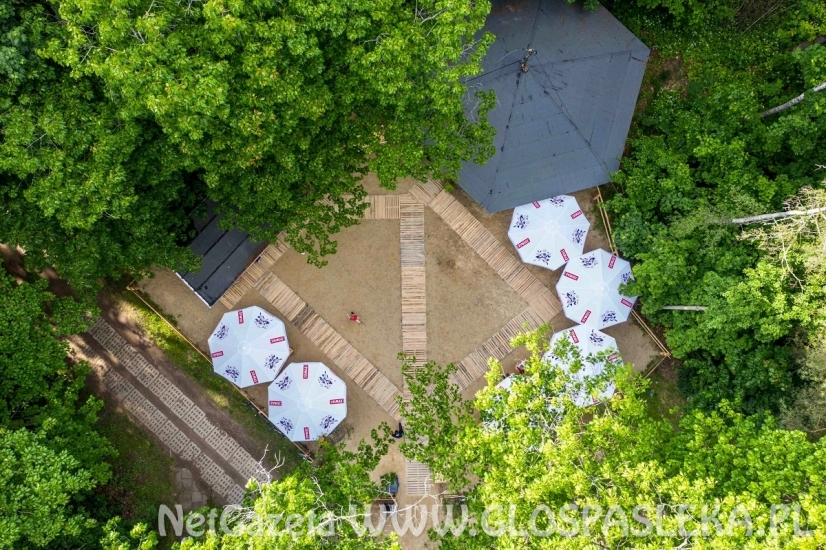 Jeziorko z lotu ptaka