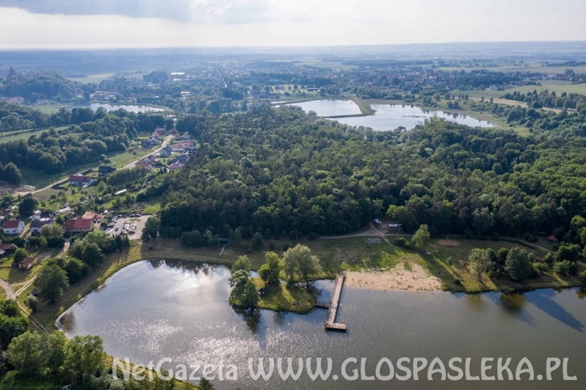 Jeziorko z lotu ptaka