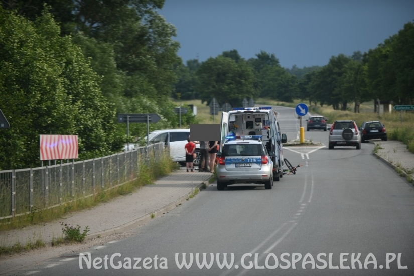 Potrącenie rowerzysty
