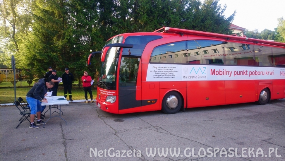 Strażacy oddali krew 