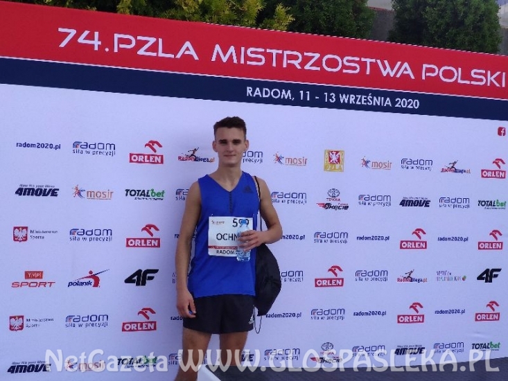 Adam Ochnik na MP w Radomiu