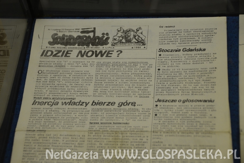 Wystawa Solidarność lat 80 - tych 