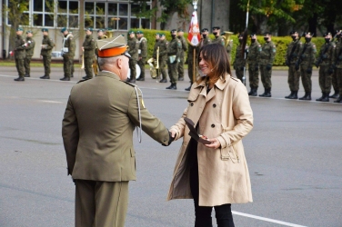 ZSEiT na święcie 9 Braniewskiej Brygady Kawalerii Pancernej 