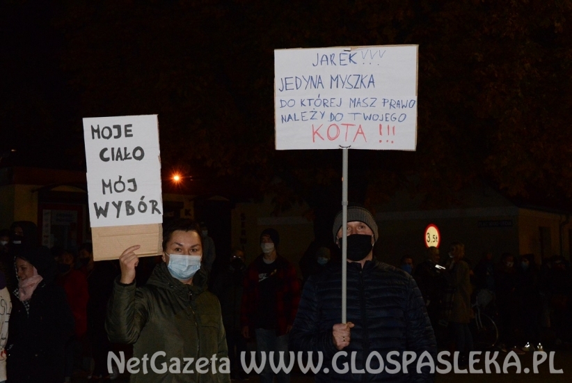 Protestowali Pasłęczanie