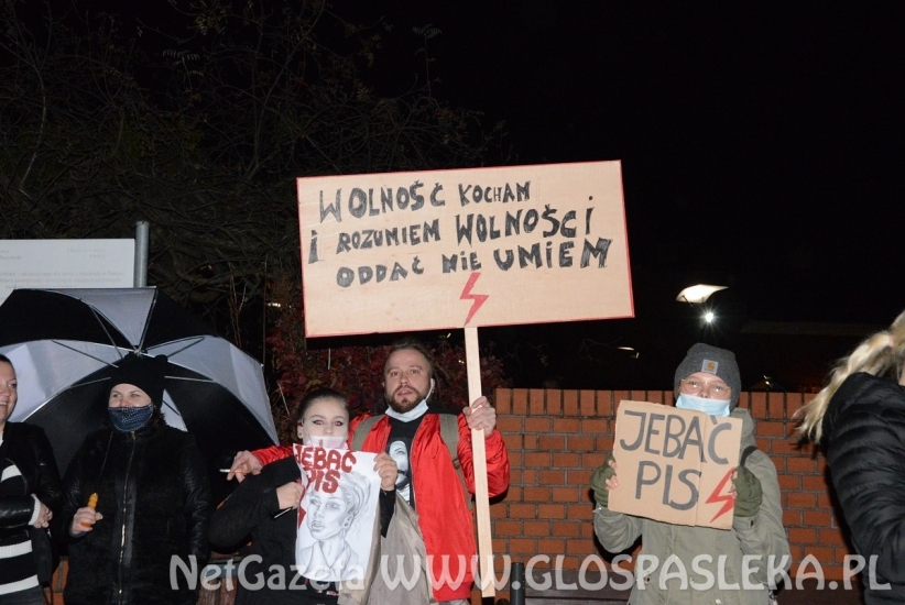 Protestowali Pasłęczanie