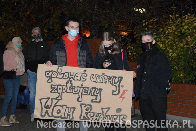 Protestowali Pasłęczanie