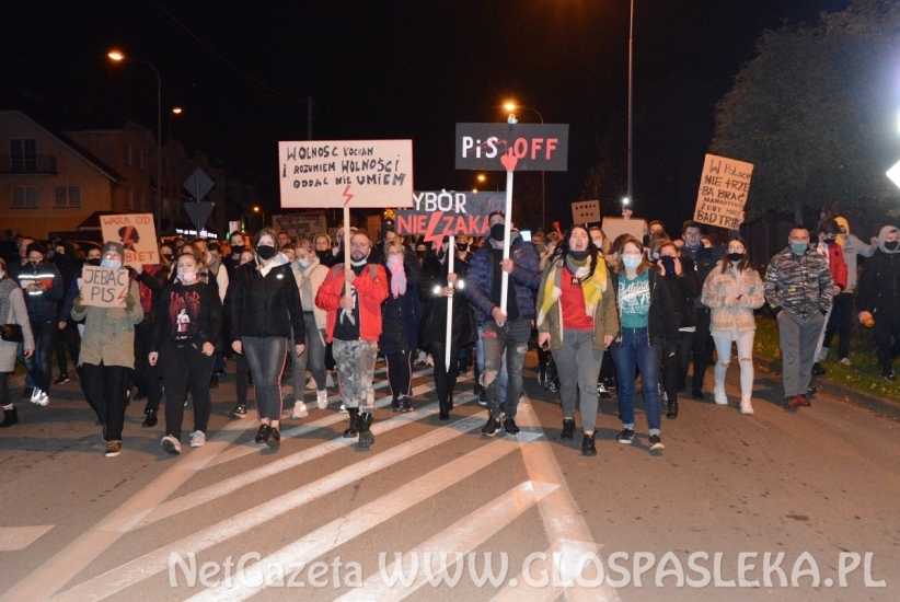 Protestowali Pasłęczanie