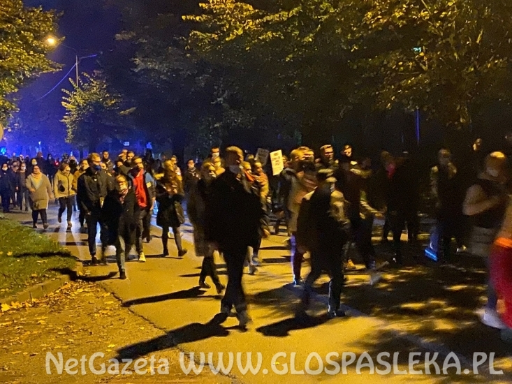 Protestowali Pasłęczanie