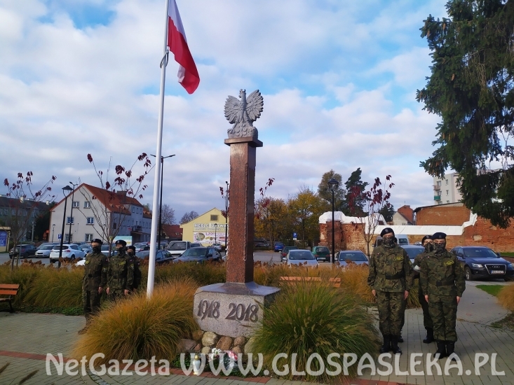 Kadeci ZSEiT pamiętają o Dniu Niepodległości